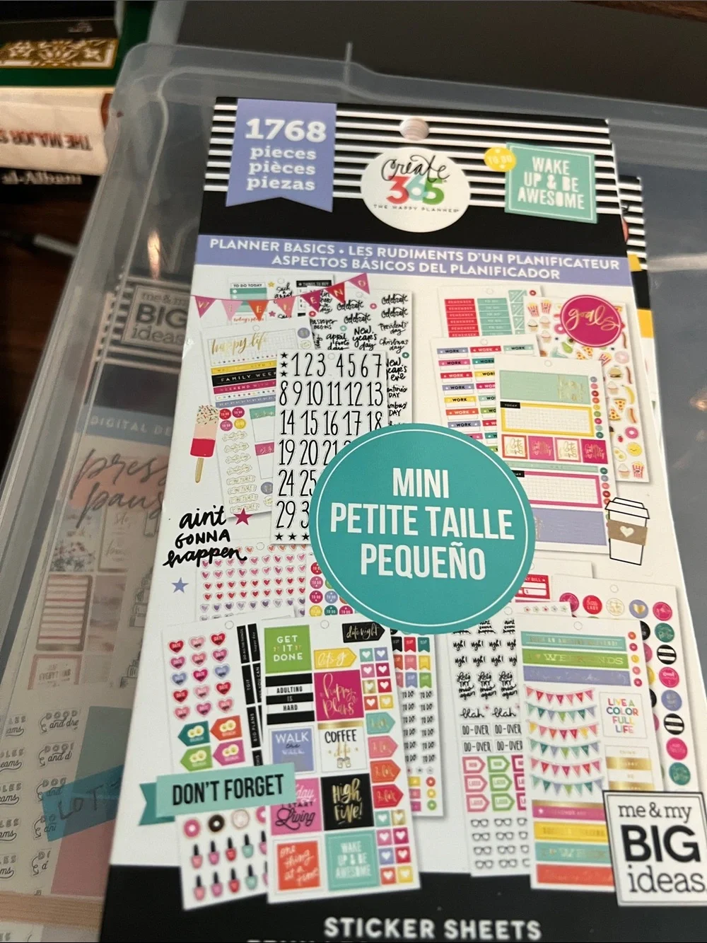 The Happy Planner used item